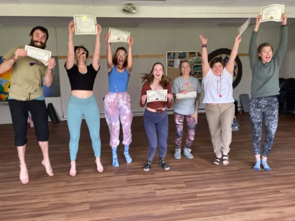 Jump for joy! New 200hr yoga teachers.