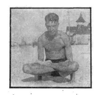 Hari in raised padmasana-Tadan Kriya beat Hari and Tadan Kriya