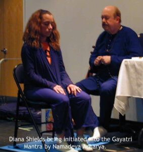 Gayatri initiation with Namadeva Acharaya (Thomas Ashley Farrand)